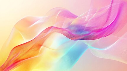 Fototapeta premium Abstract colorful background with soft, blurred colors and flowing lines.