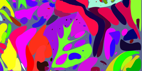 Aesthetic random color background, abstract mixed color background, psychedelic style