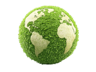 Green globe, exploring the world through detailed map of countries, continents and oceans