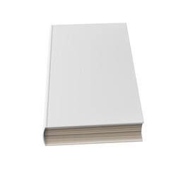 Free PNG a book is on a white background with a white cover.