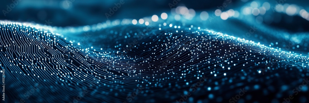 Poster abstract computer technology blue background banner futuristic business data technology modern conce