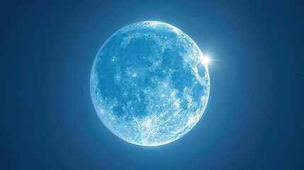 Fototapeta premium Celestial Harmony. Serene night sky revealing the beauty of the cosmos