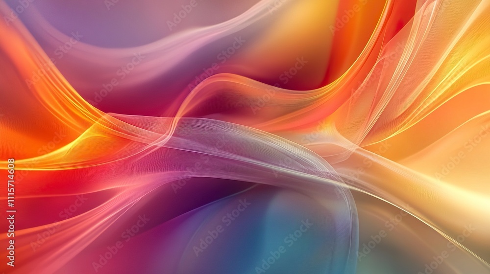 Poster sparkling abstract design template with abstract blurred background.