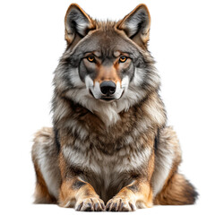 Obraz premium A wolf on a transparent background.
