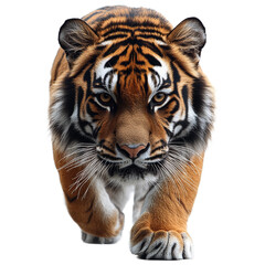 Obraz premium A tiger on a transparent background.