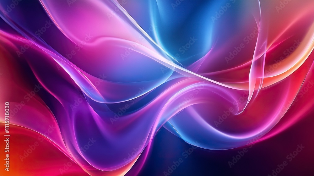 Poster sparkling abstract design template with abstract blurred background.