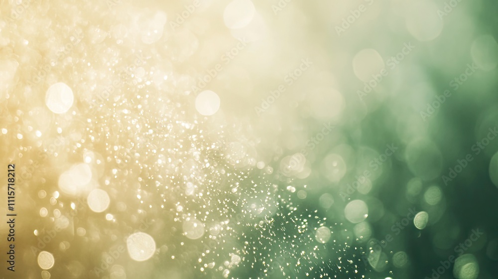 Poster sparkling abstract design template with abstract blurred background.