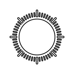 Sun vector icon. Summer illustration sign. hot symbol or logo.