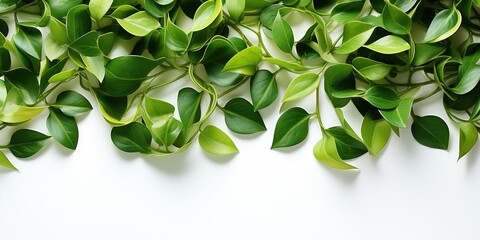 Obraz premium close up of green leaves