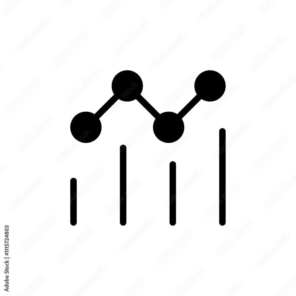 Poster Analytic icon web design in vector