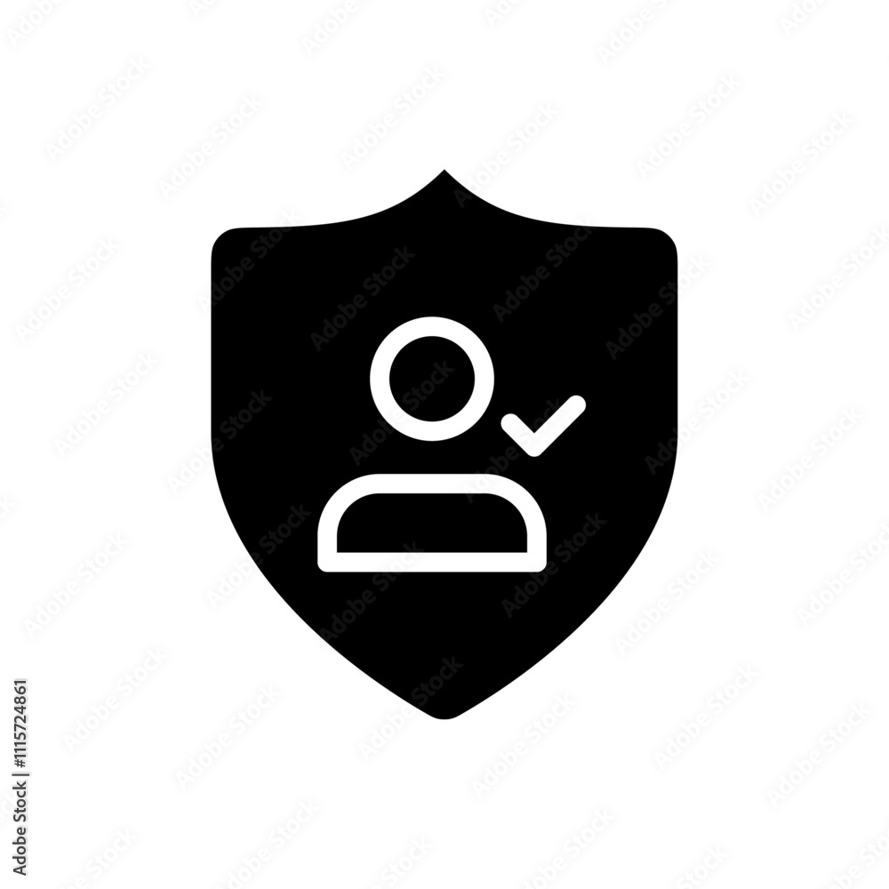 Poster Authentication icon web design in vector