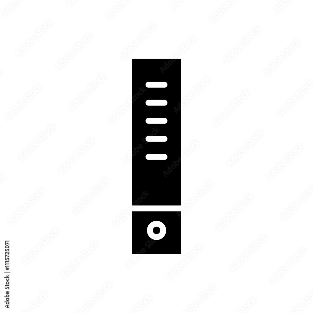 Poster Binder icon web design in vector