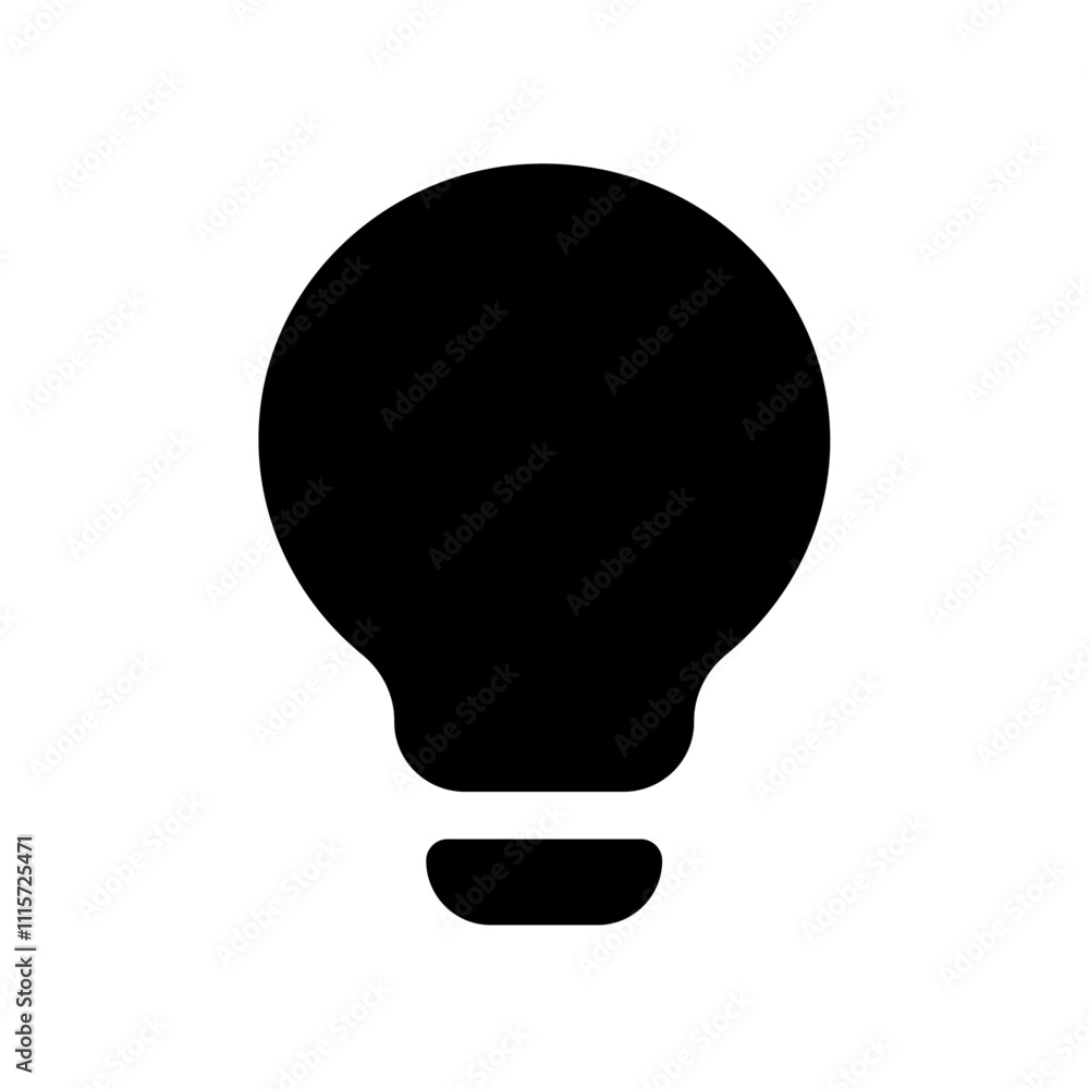 Aufkleber bulb icon web design in vector