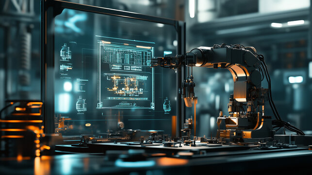 Technologia cyfrowego bliźniaka umożliwia stworzenie wirtualnej kopii maszyny, co jest krokiem w stronę zaawansowanego przemysłu przyszłości.
