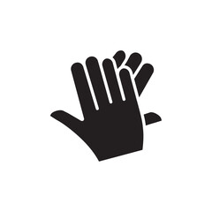 Obraz premium Clap icon web design in vector