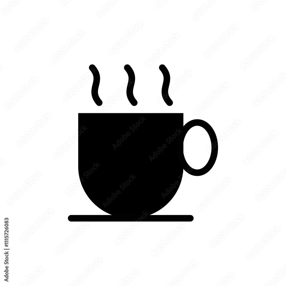 Poster Coffee icon web design in vector