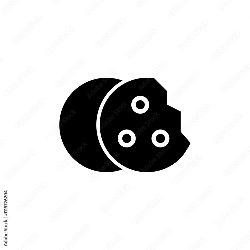 Poster Cookie icon web design in vector