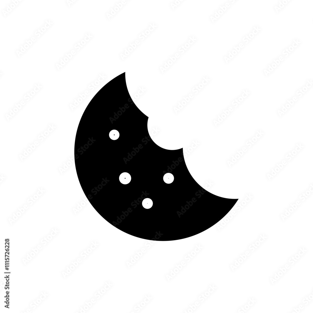 Aufkleber Cookie icon web design in vector