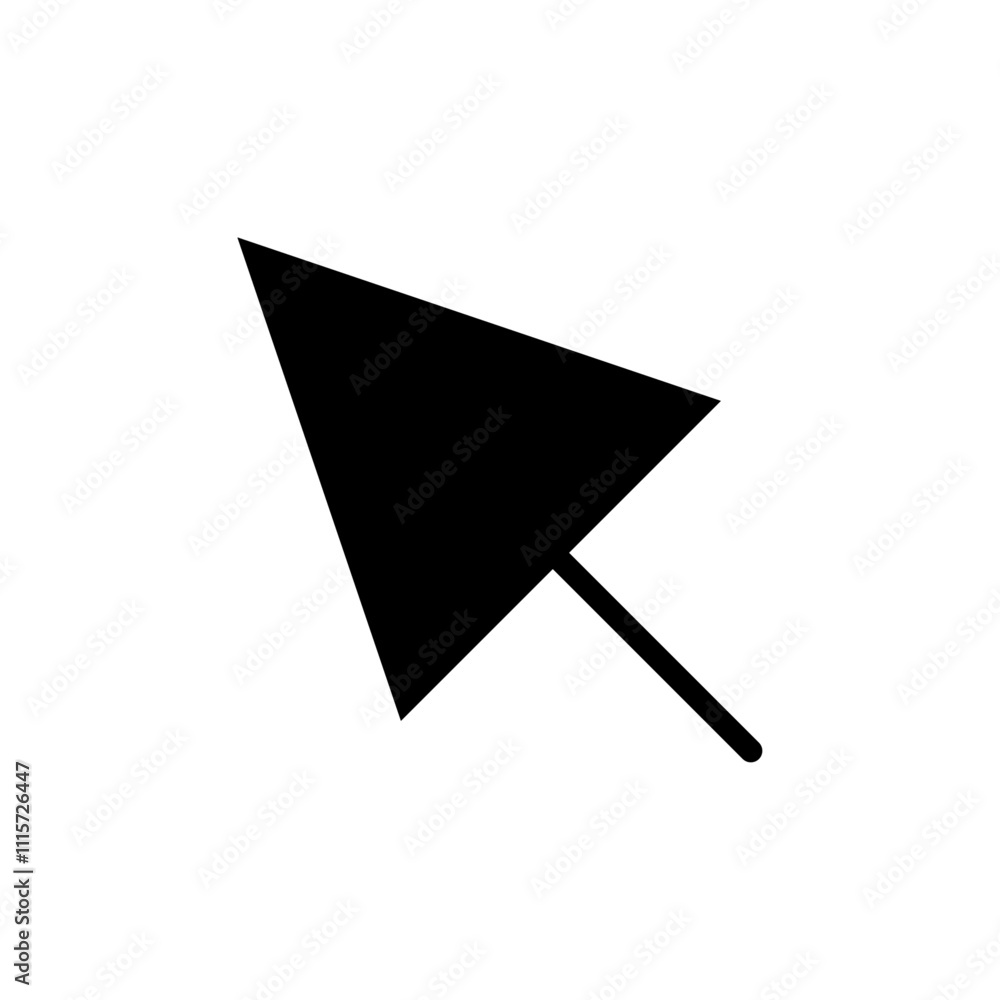 Aufkleber Cursor icon web design in vector