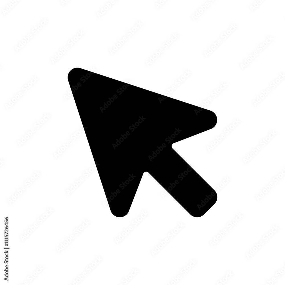Aufkleber Cursor arrow icon web design in vector