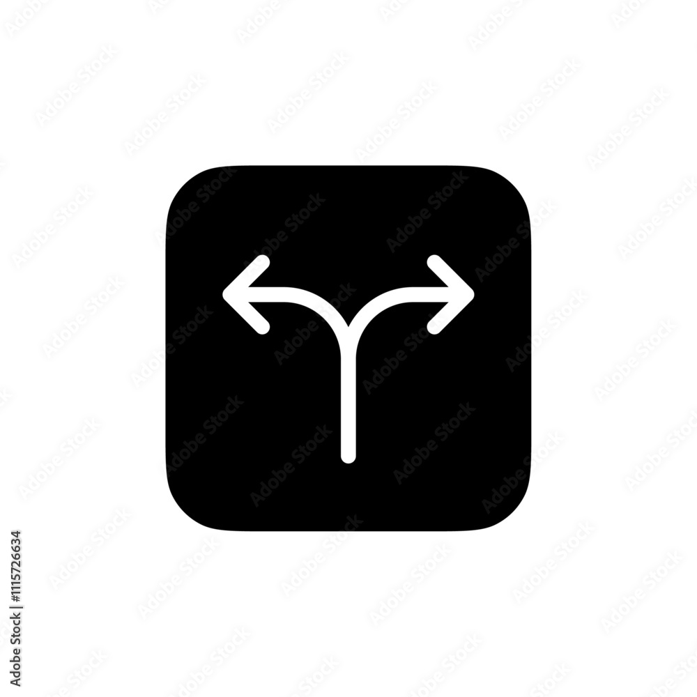 Poster directions icon web design in vector