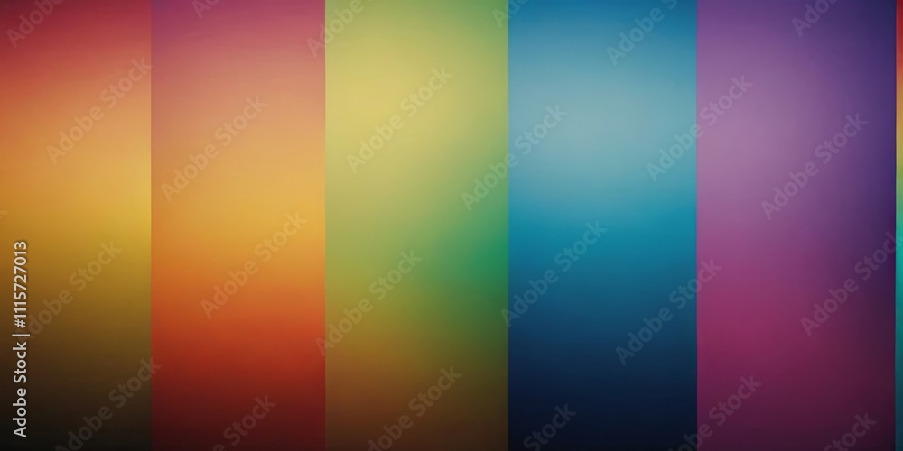 Aufkleber a series of colorful backgrounds with a rainbow effect