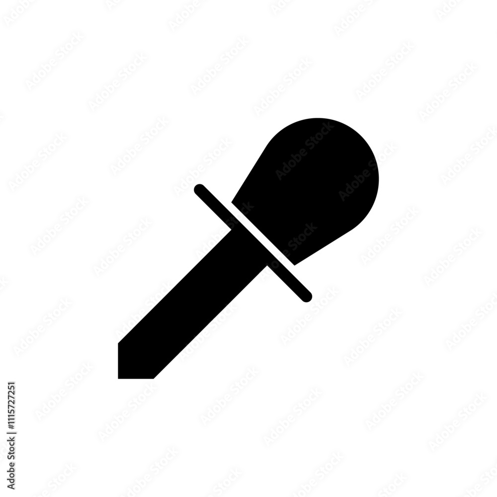 Poster eye dropper icon web design in vector