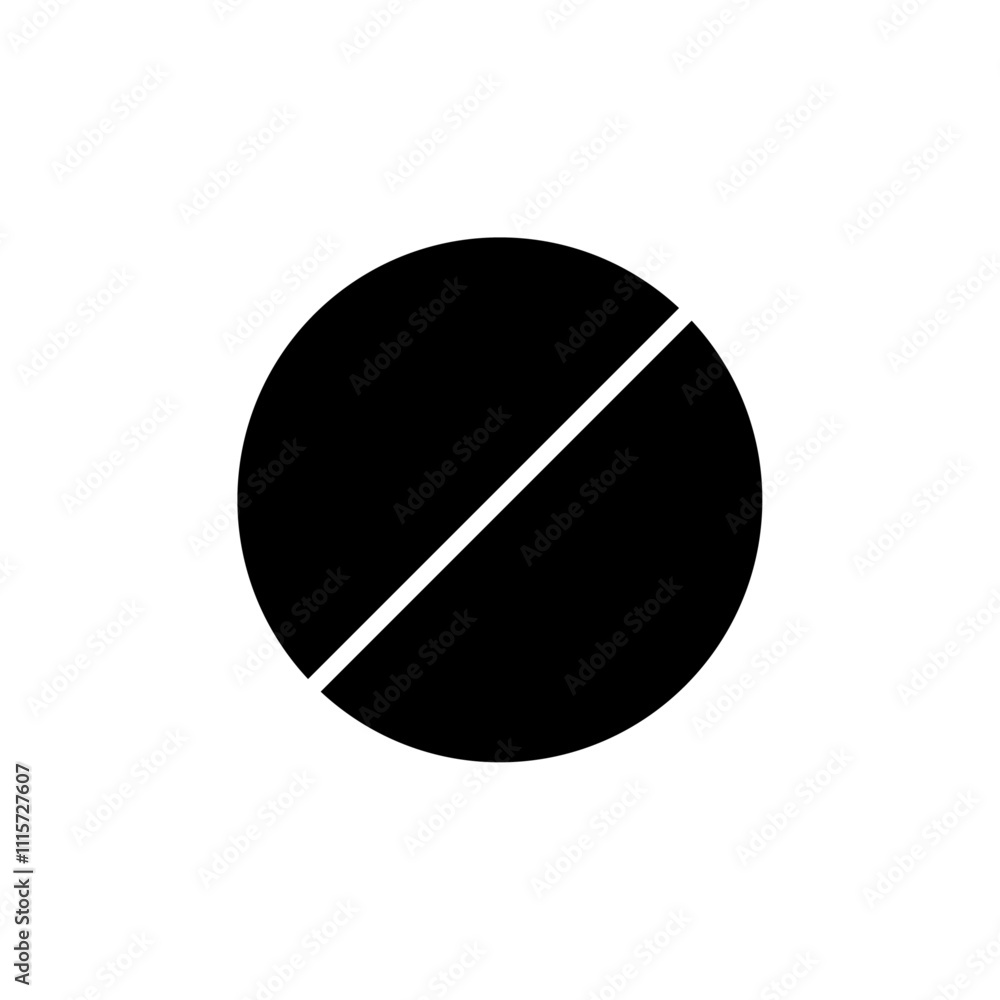 Poster Forbidden icon web design in vector