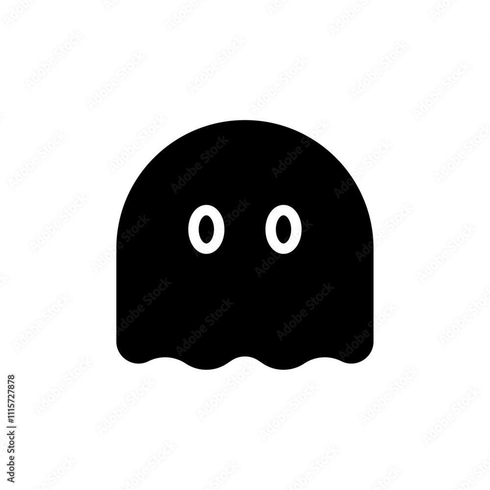 Poster Ghost icon web design in vector