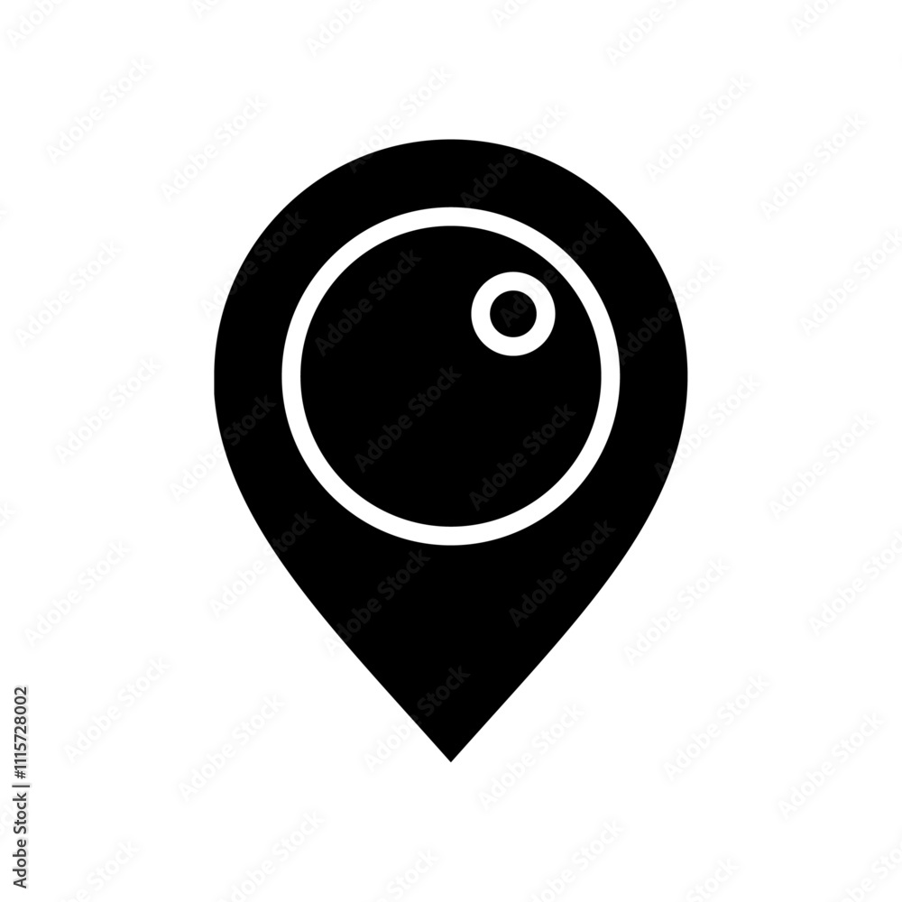 Poster Gps icon web design in vector