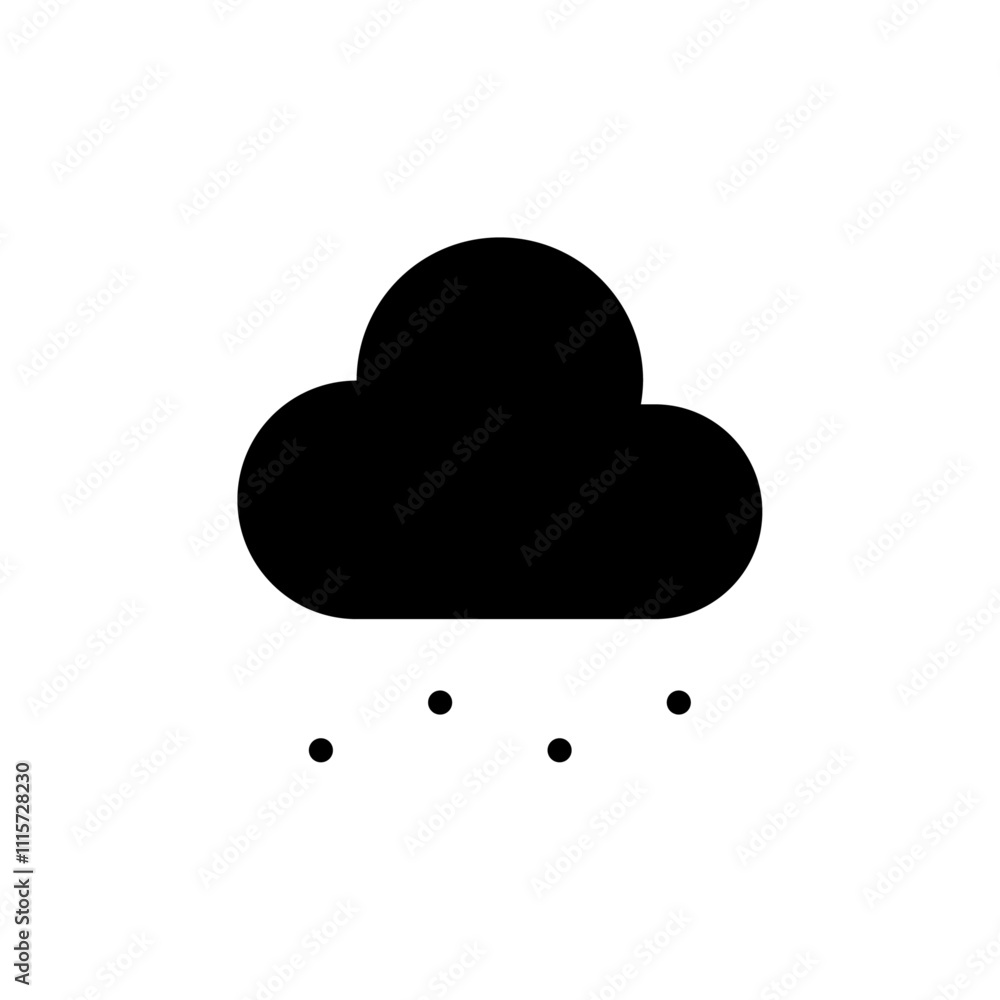 Aufkleber Hail icon web design in vector
