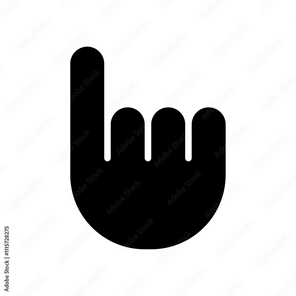 Aufkleber Hand pointer icon web design in vector