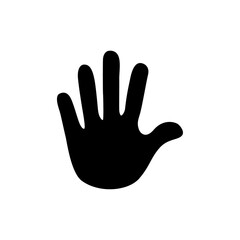 Hand icon web design in vector