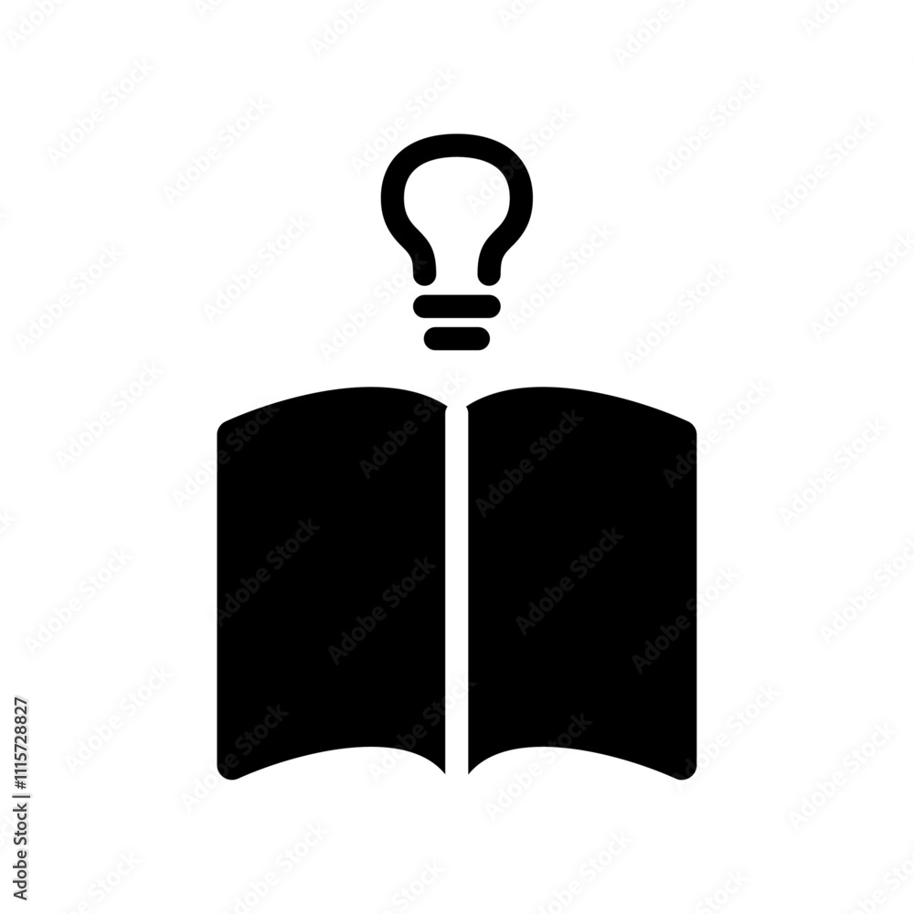 Aufkleber knowledge icon web design in vector