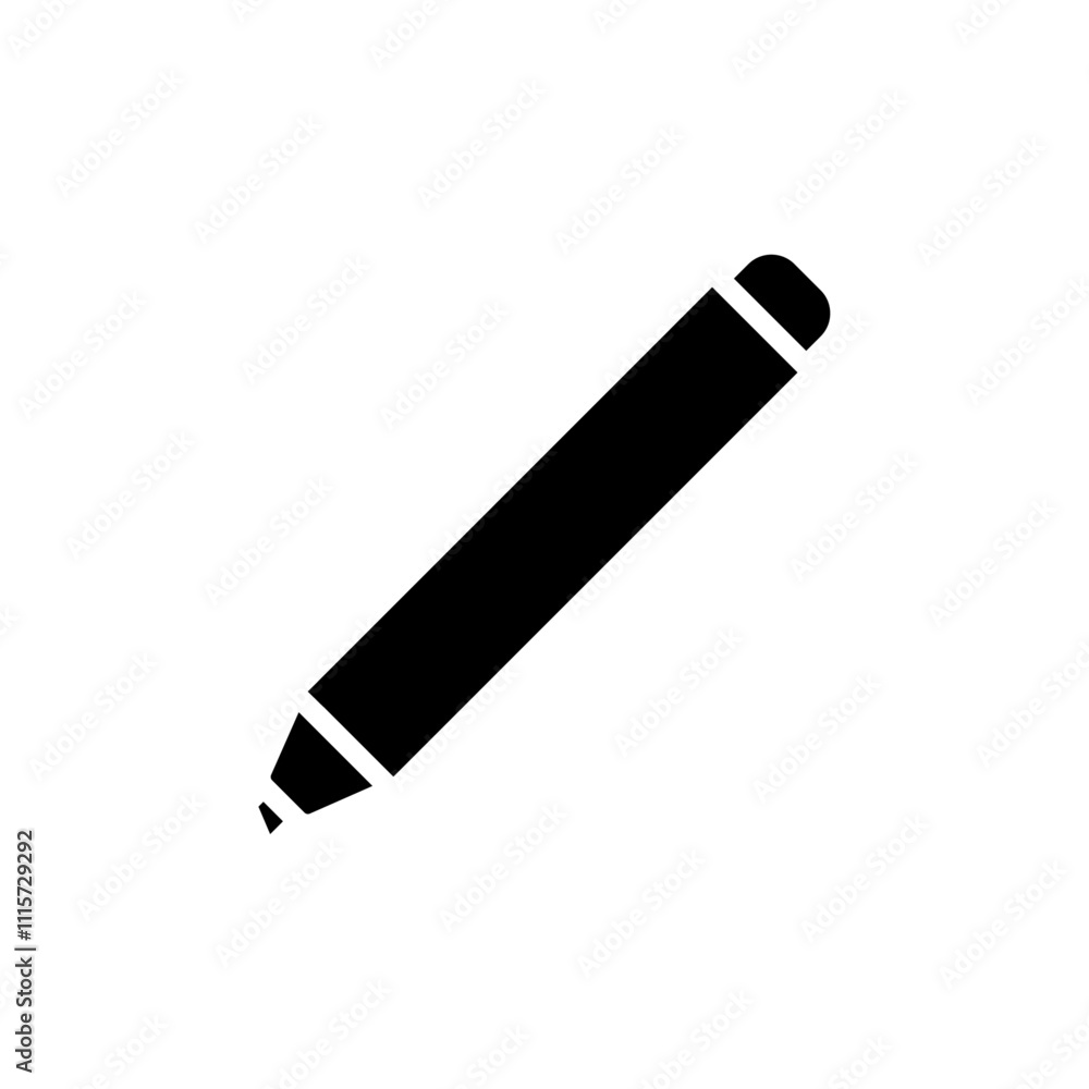 Poster Marker icon web design in vector