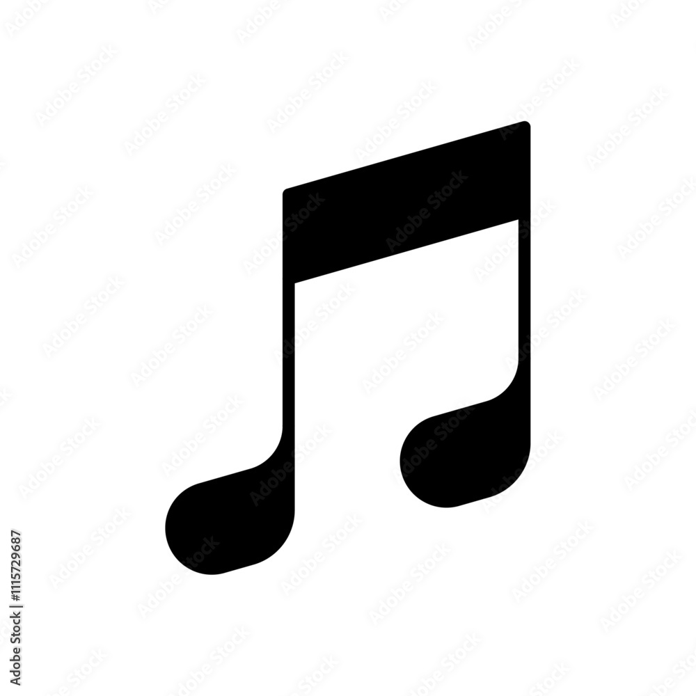 Poster music icon web design in vector