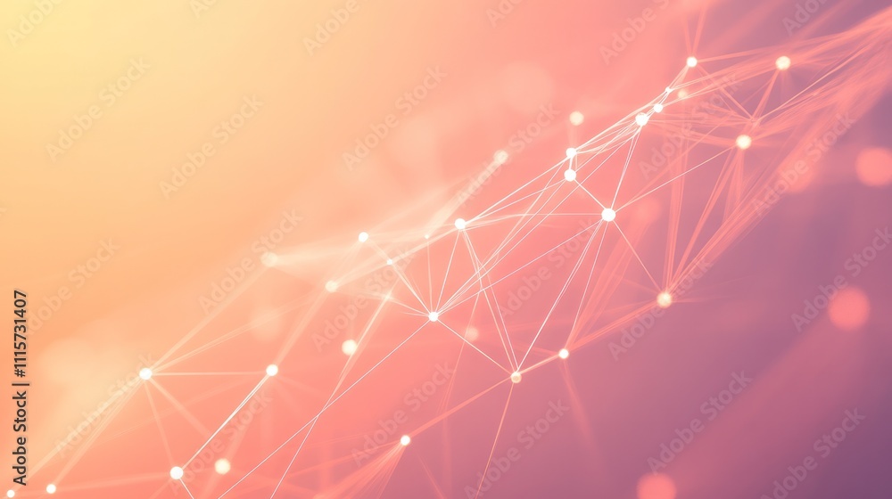 Poster a network of interconnected lines and nodes representing global transportation and logistics systems