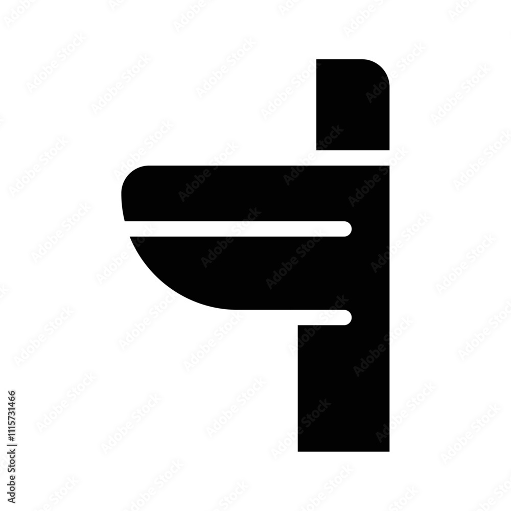 Poster sink icon web design in vector