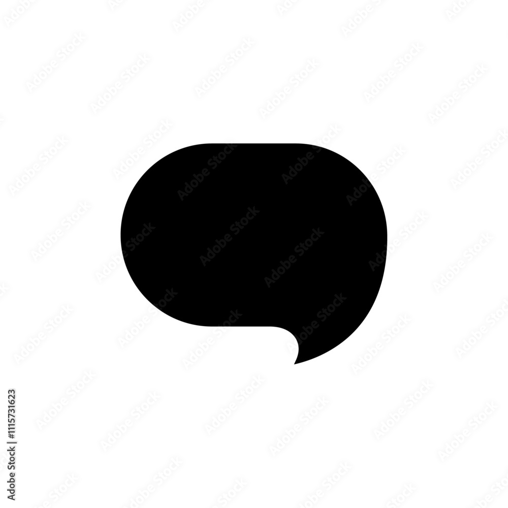 Poster Speech bubble icon web design in vector