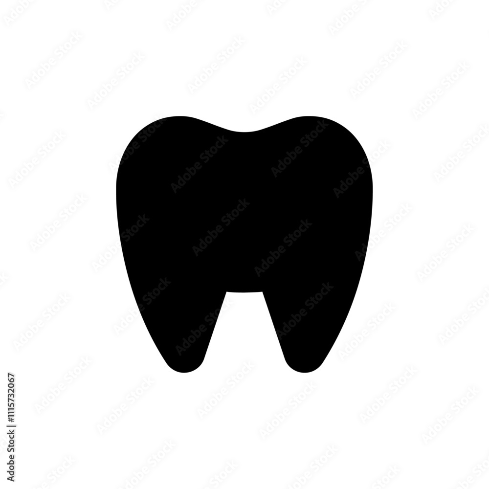 Poster teeth icon web design in vector