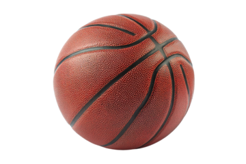 Basketball resting on a flat surface ready for a game or practice session in a recreational area