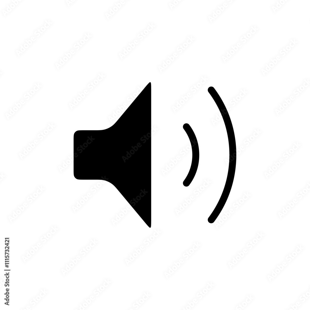 Poster volume icon web design in vector