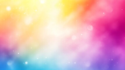 Fototapeta premium Abstract colorful background with soft pastel colors and glowing sparkles.