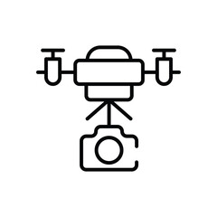 Drone with Camera vector icon