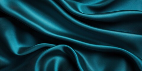 Obraz premium Deep teal gradient background rich smooth tones elegant abstract shading even studio lighting with soft shadows