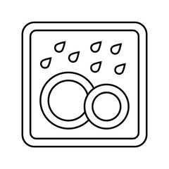 sugar free product label warning line icon vector. sugar free product label warning sign. isolated contour symbol black illustration