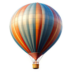 air balloon on white background