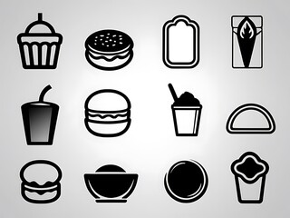 Fototapeta premium food icon