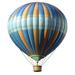 air balloon on white background