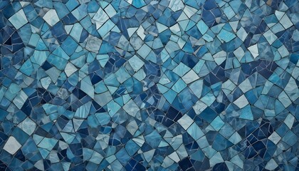 Clear Plain Shiny Warm Soft Vintage Bokeh Cloudy Wave Like Geometric Blue Background or Texture